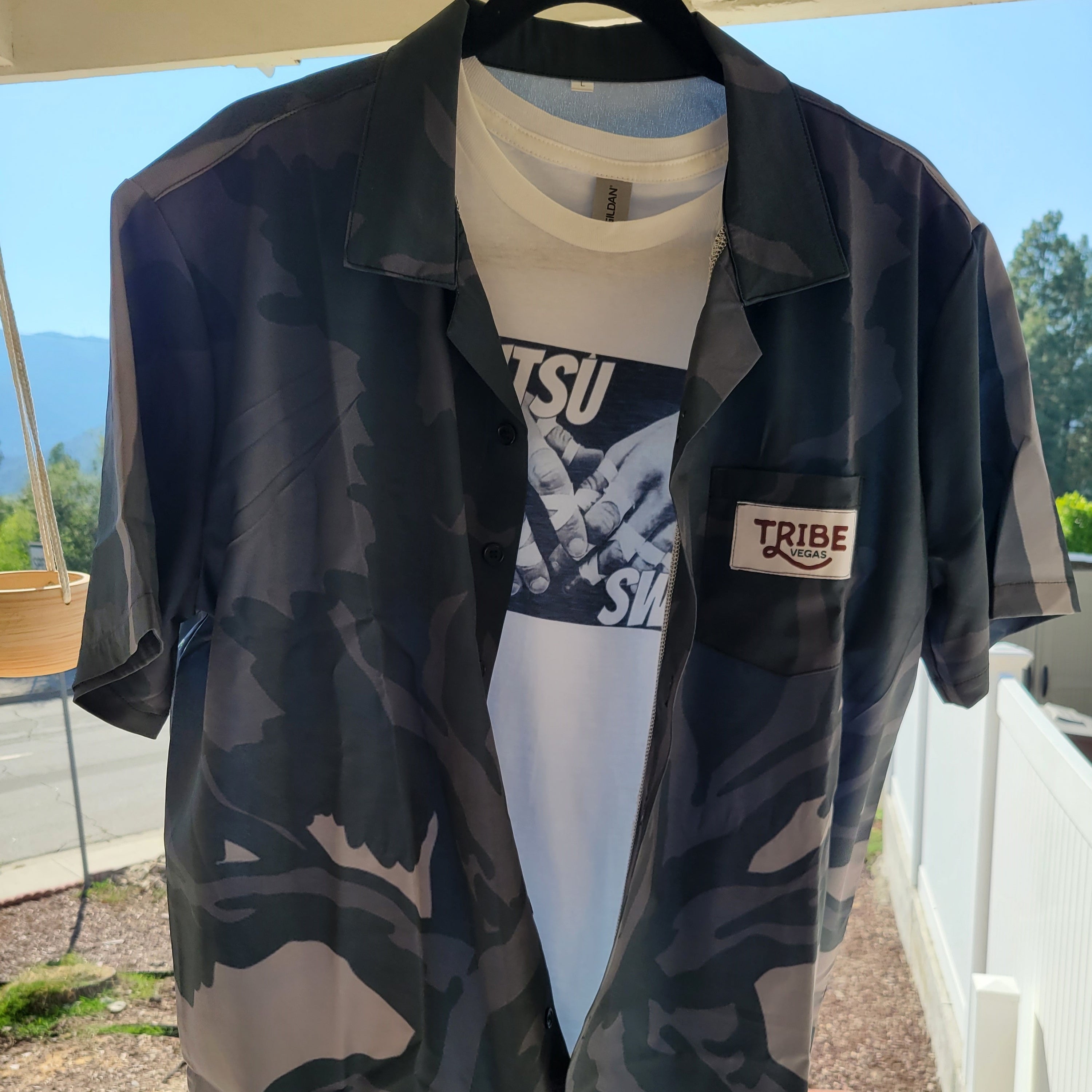 Tribe Vegas Industry Button-Down Shirt - BJJ Swag