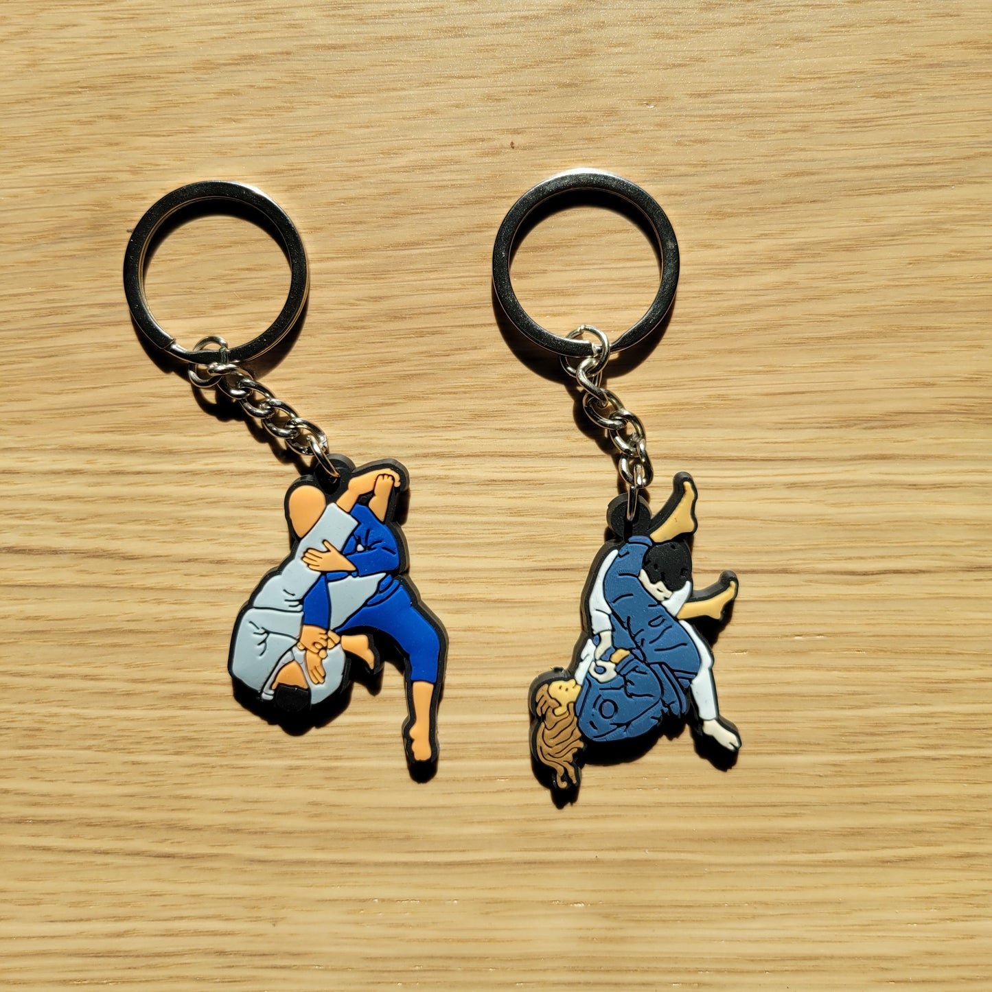 His & Her Armbar Jiu Jitsu Key Chain - BJJ Swag