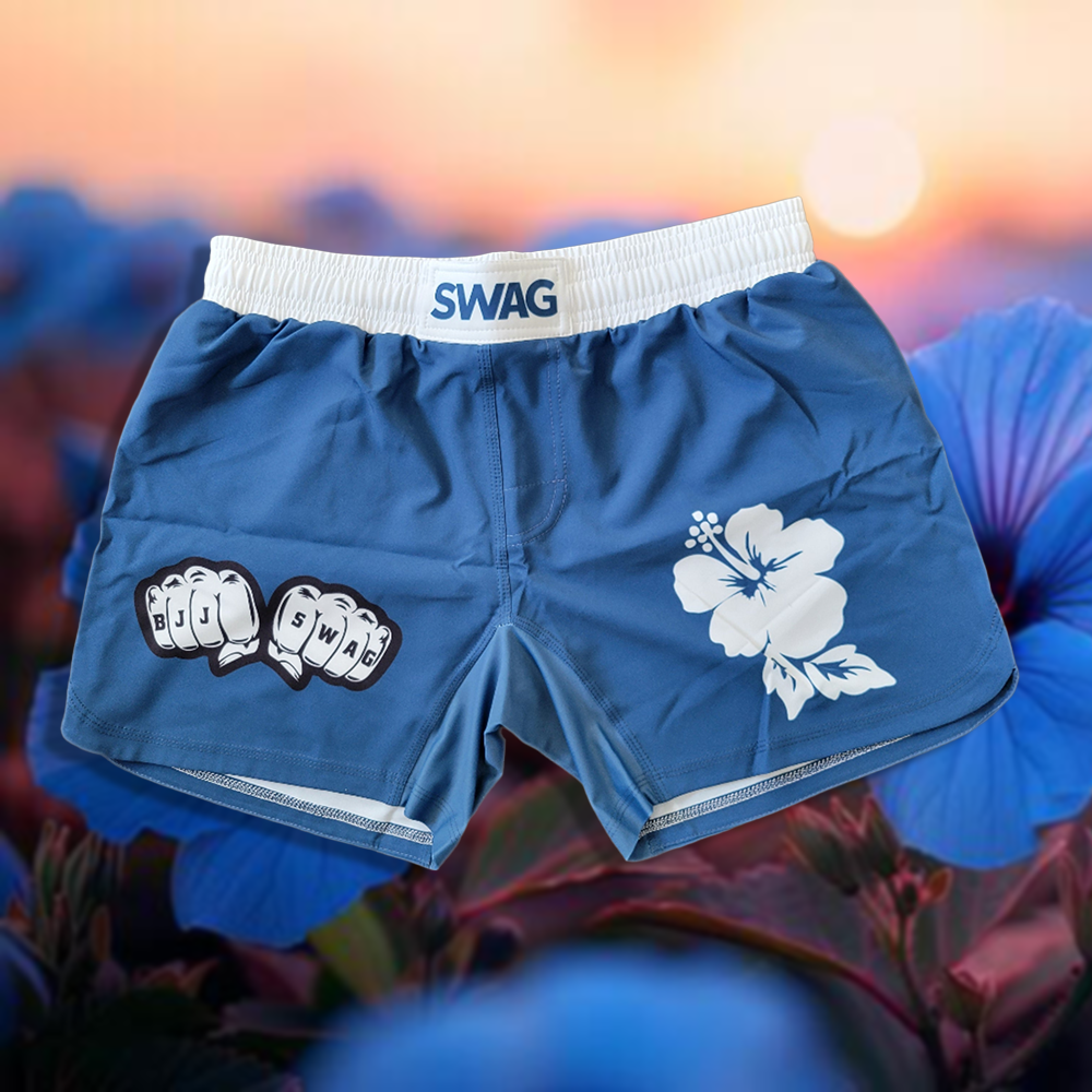 Dorian & Bill Cooper's Hibiscus Jiu Jitsu Rash Guard & Fight Shorts Kit - BJJ Swag