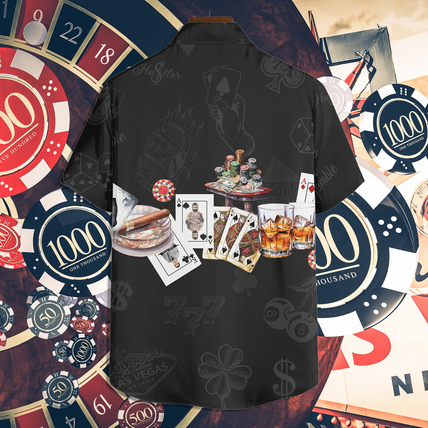 BJJ GOATs Playing Card Button-Down Shirt - BJJ Swag