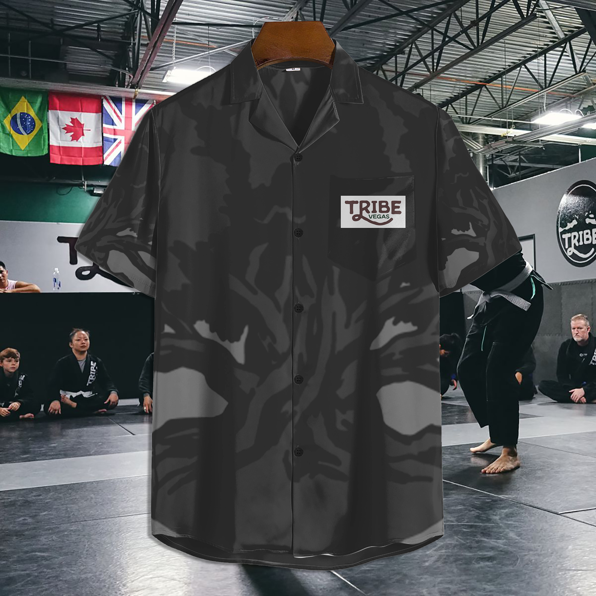 Tribe Vegas Industry Button-Down Shirt - BJJ Swag