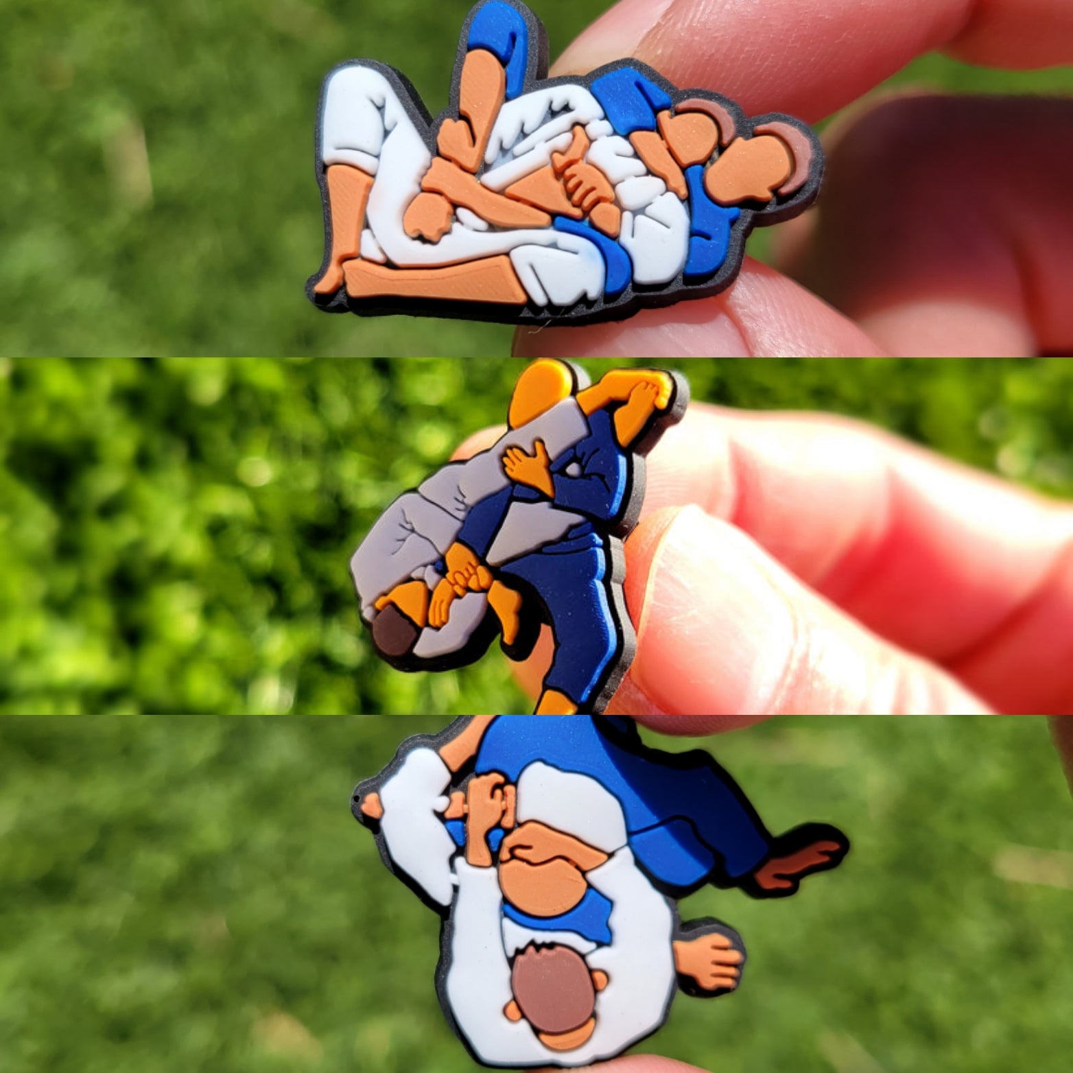 BJJ Charms Jibbitz - Trifecta Series - BJJ Swag