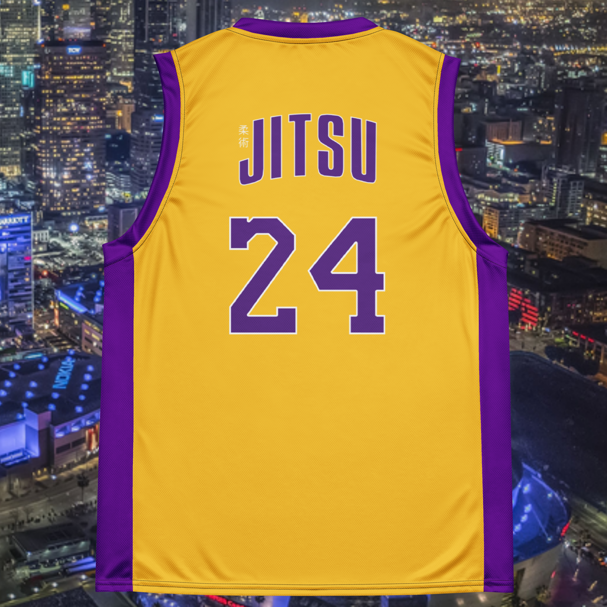 Purple & Gold Leg Locks Jiu Jitsu Basketball Jersey - BJJ Swag
