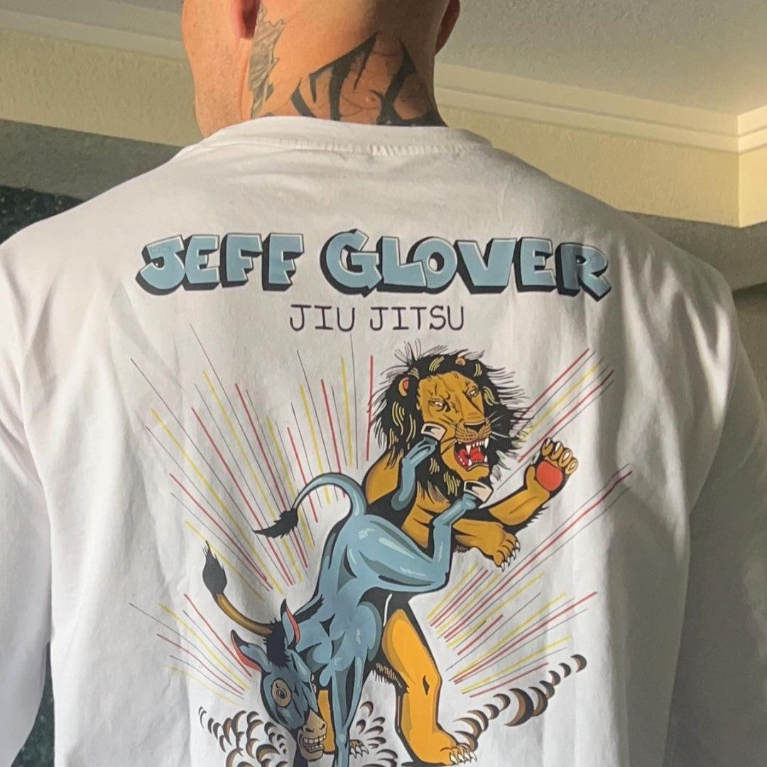 Jeff Glover Donkey Guard (Artist: Sergio Hernandez) Long Sleeve Shirt - BJJ Swag