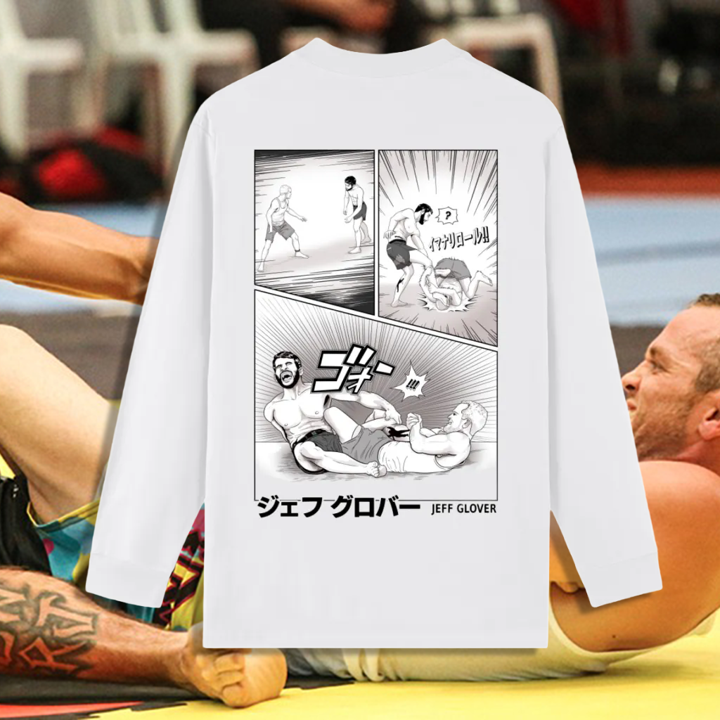 Jeff Glover ADCC Manga Long Sleeve Shirt - BJJ Swag