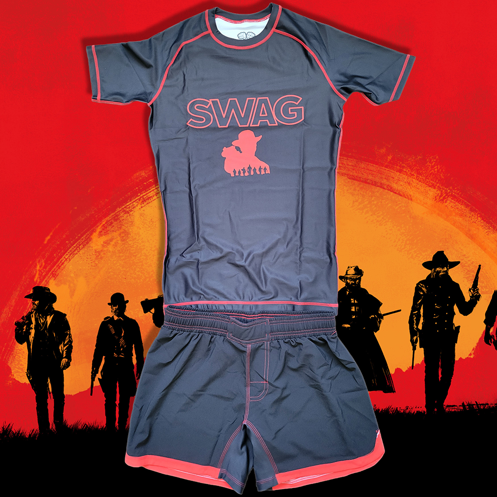 The Last Tap Jiu Jitsu Rash Guard & Fight Shorts Kit - BJJ Swag