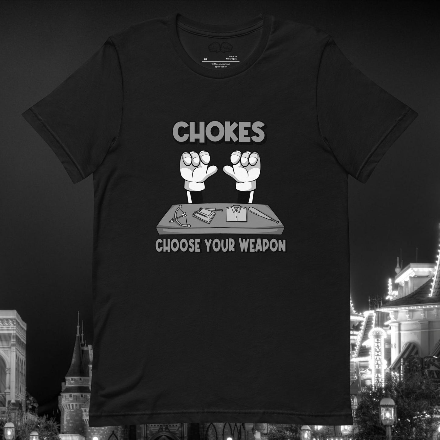 Chokes - Choose Your Weapon Jiu Jitsu Shirt - BJJ Swag