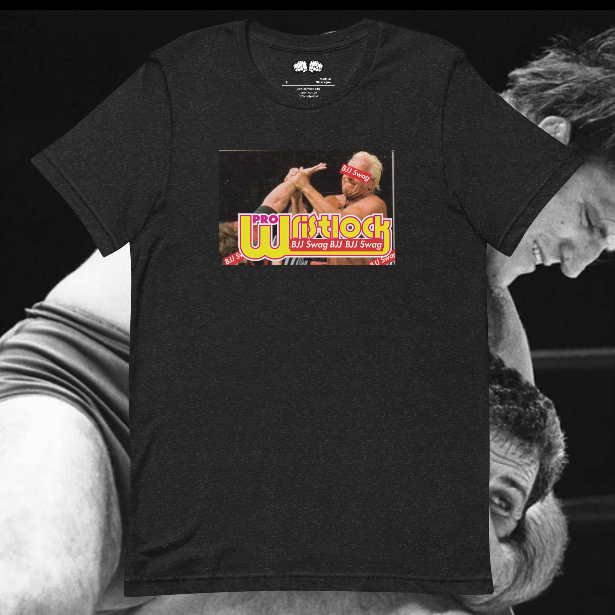 Wristlock Illustrated Wooooooo Shirt - BJJ Swag
