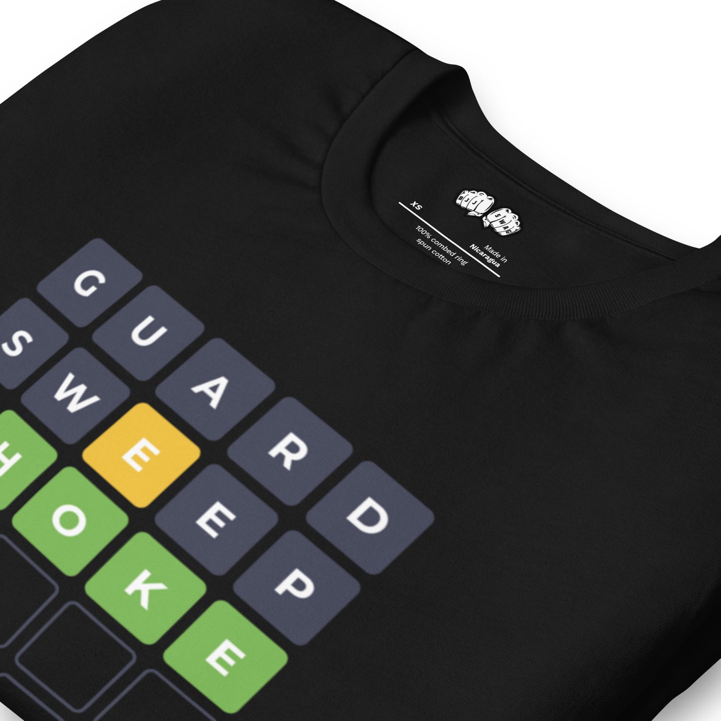Wordle Jiu Jitsu (Dark Mode) Shirt - BJJ Swag