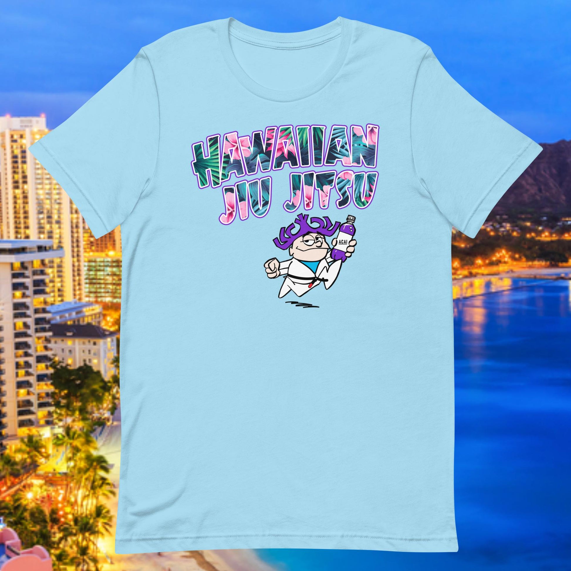 80's Style Hawaii Jiu Jitsu Shirt - BJJ Swag