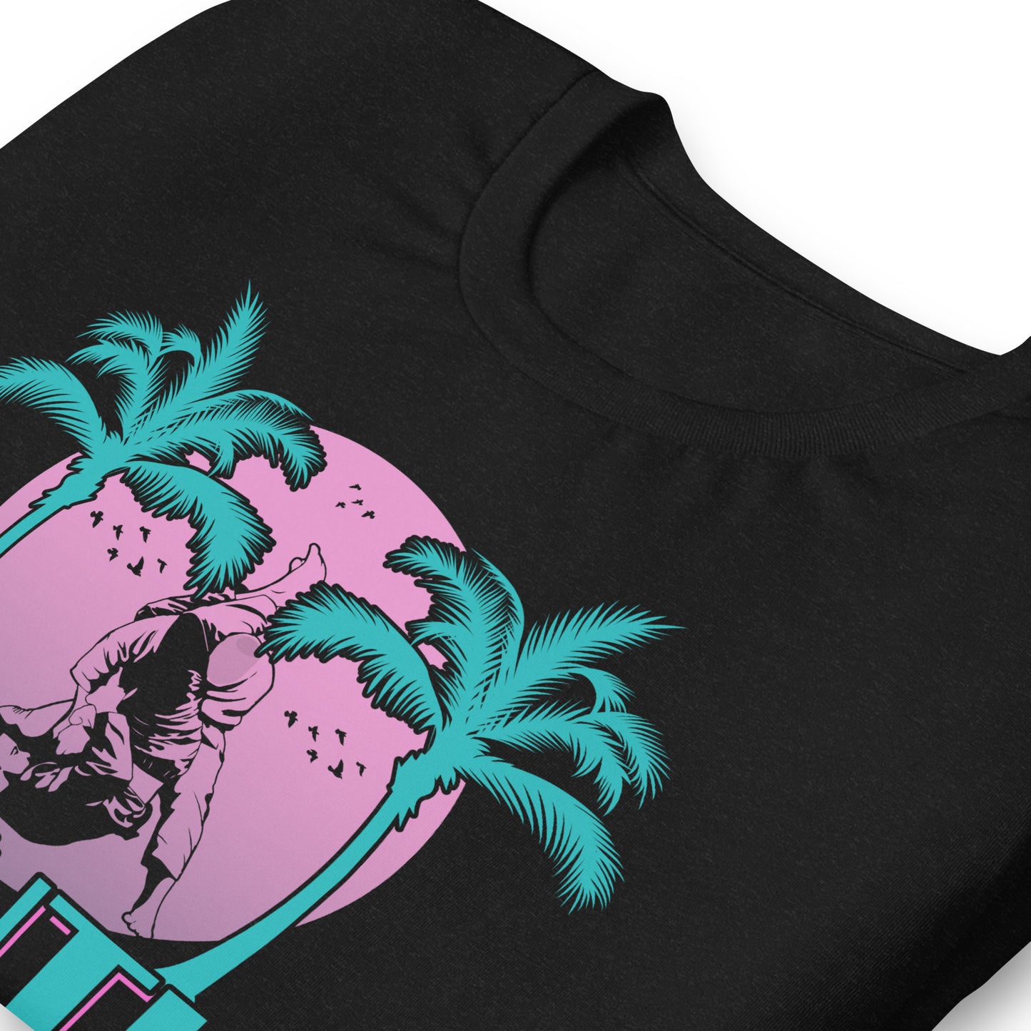 Retro Style South Beach Jiu Jitsu Shirt - BJJ Swag