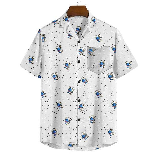 "Wristlock the World Pete the Greek" Button-Down Shirt [Logo Edition] - BJJ Swag