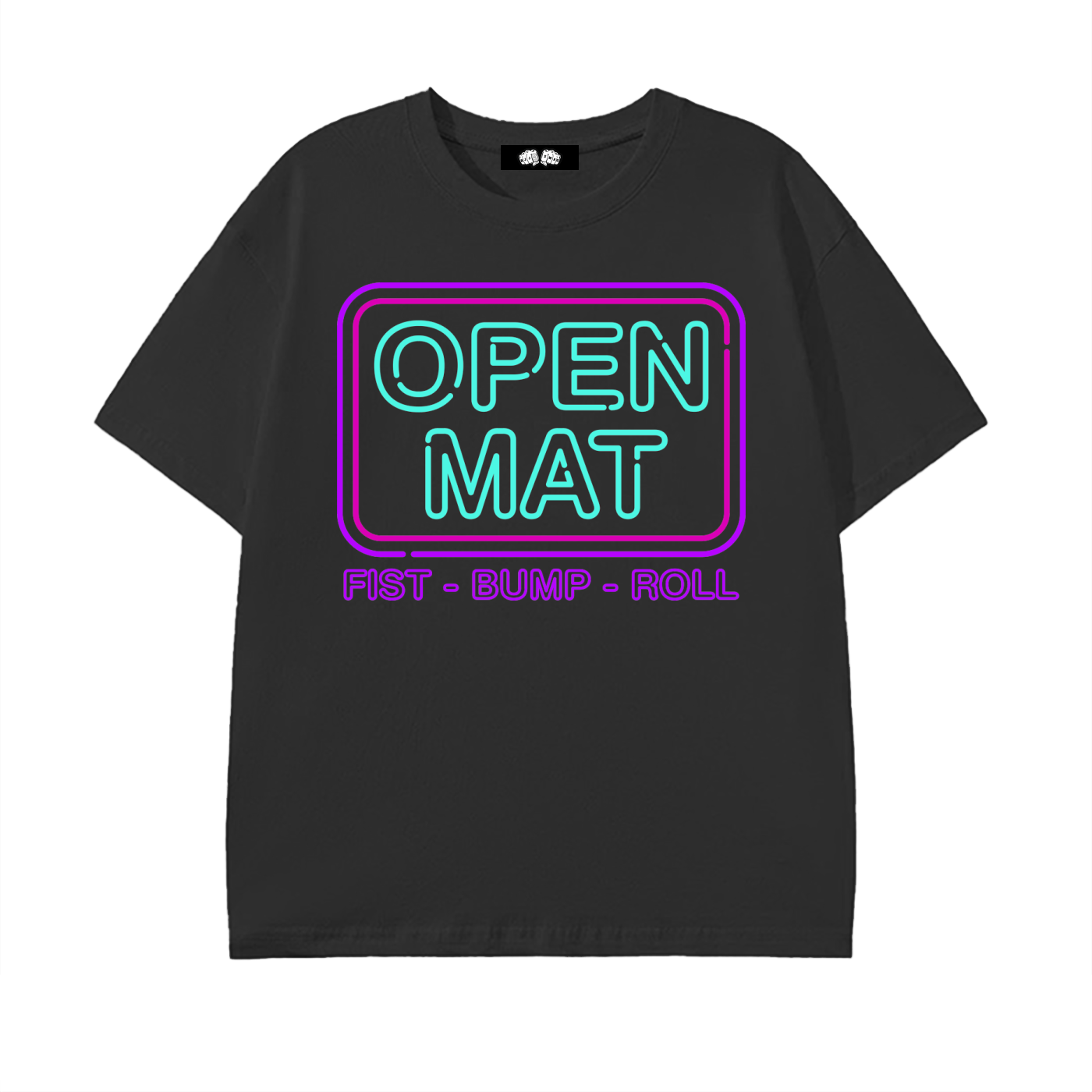 Open Mat (Fist Bump & Roll) Jiu Jitsu Shirt