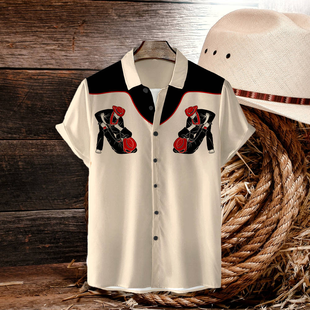 Lasso Guard Button-Down Shirt - BJJ Swag