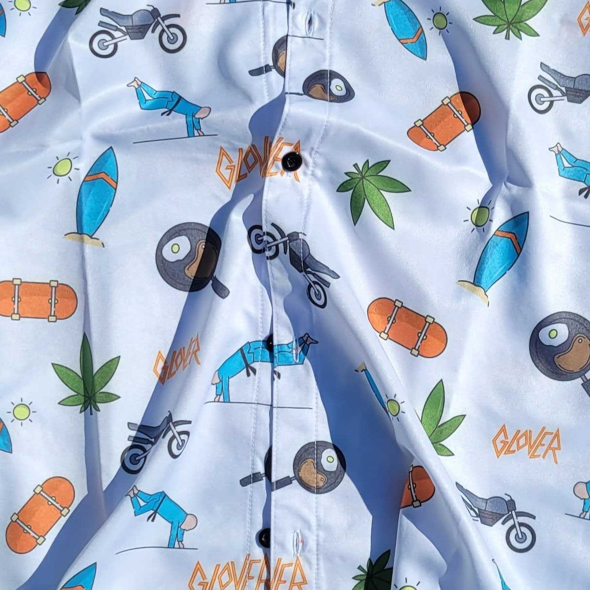 Official "Good Day with Jeff Glover" Button-Down Shirt [PRE-SALE] - BJJ Swag