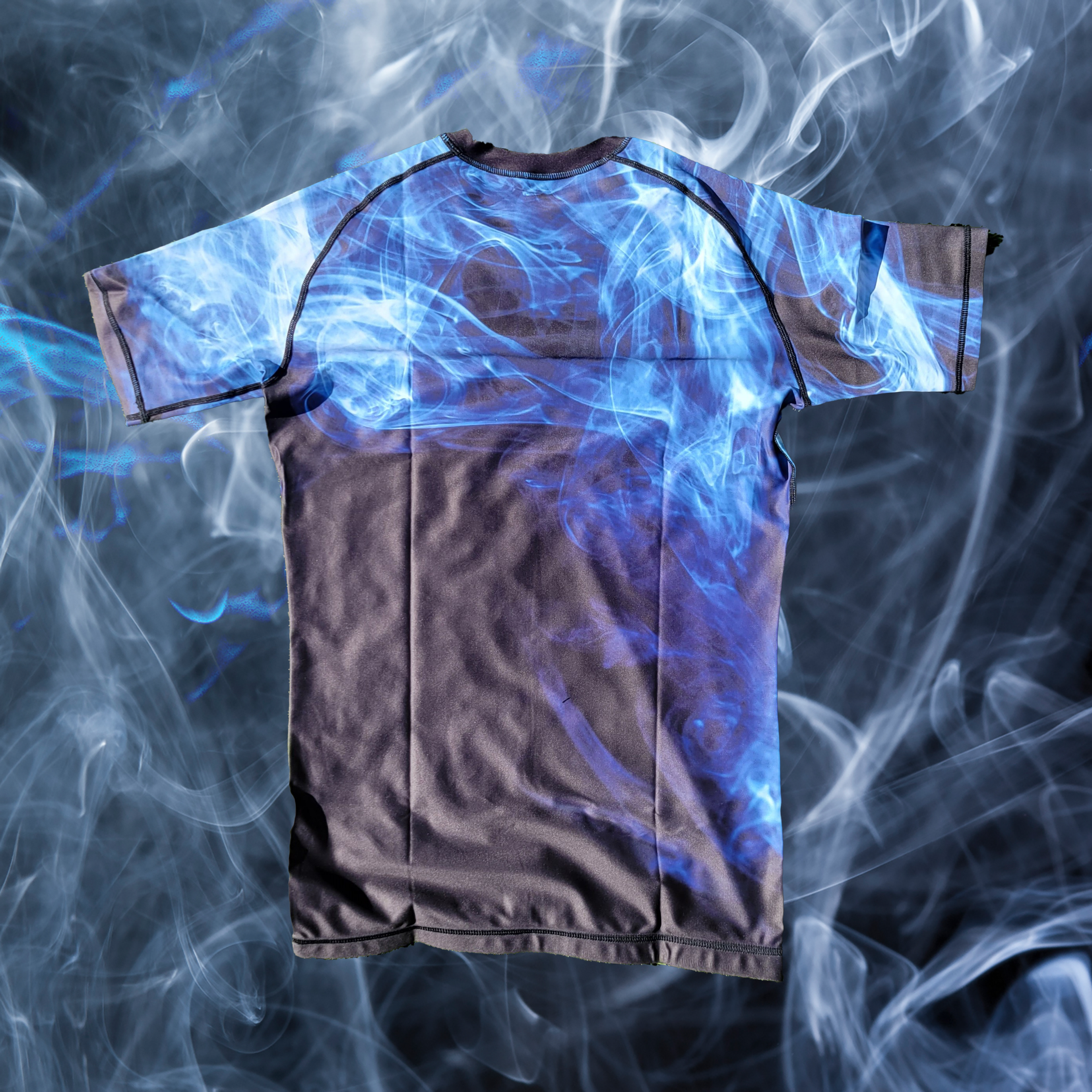 420 Smoke Jiu Jitsu Rash Guard (Short-Sleeve) - BJJ Swag