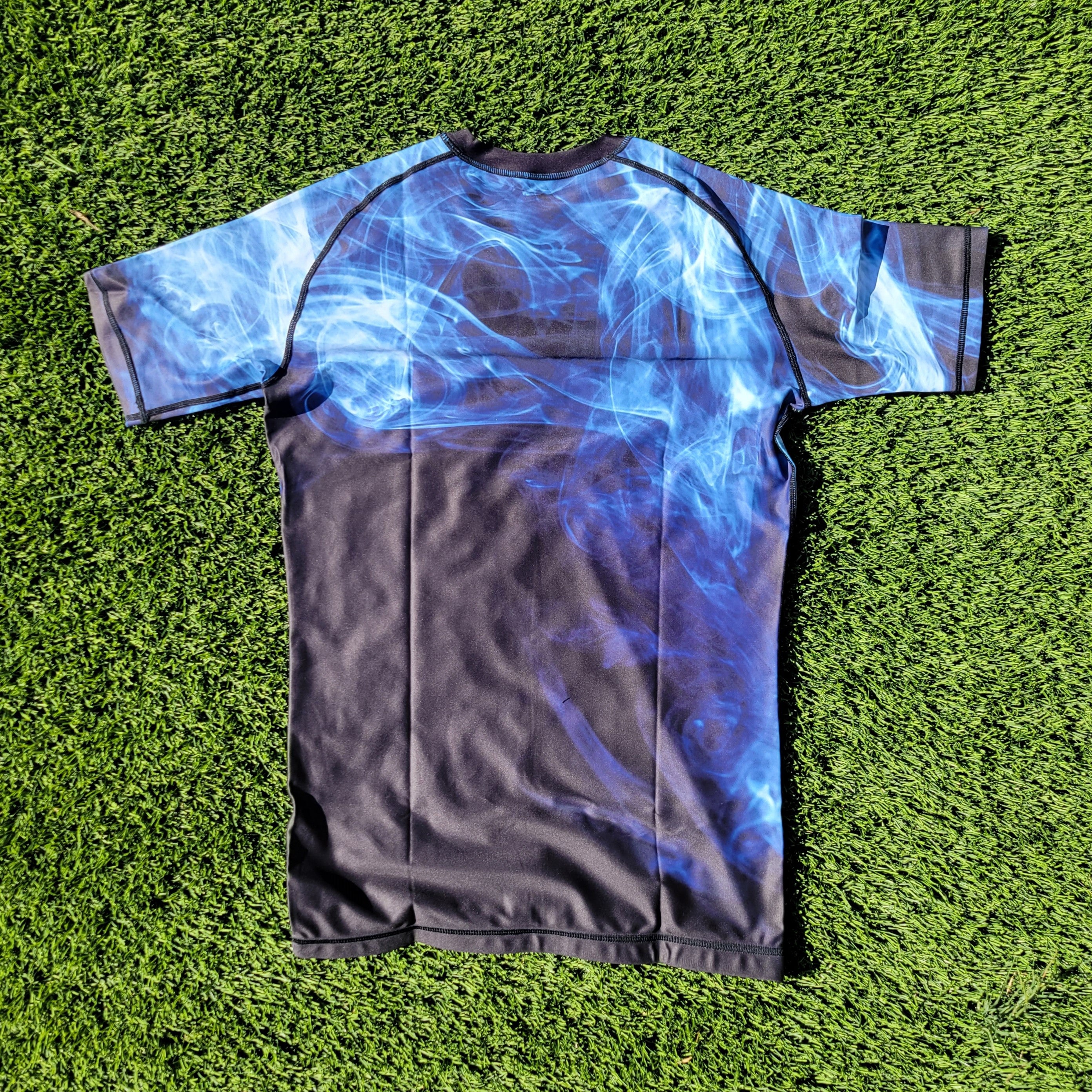 420 Smoke Jiu Jitsu Rash Guard (Short-Sleeve) - BJJ Swag