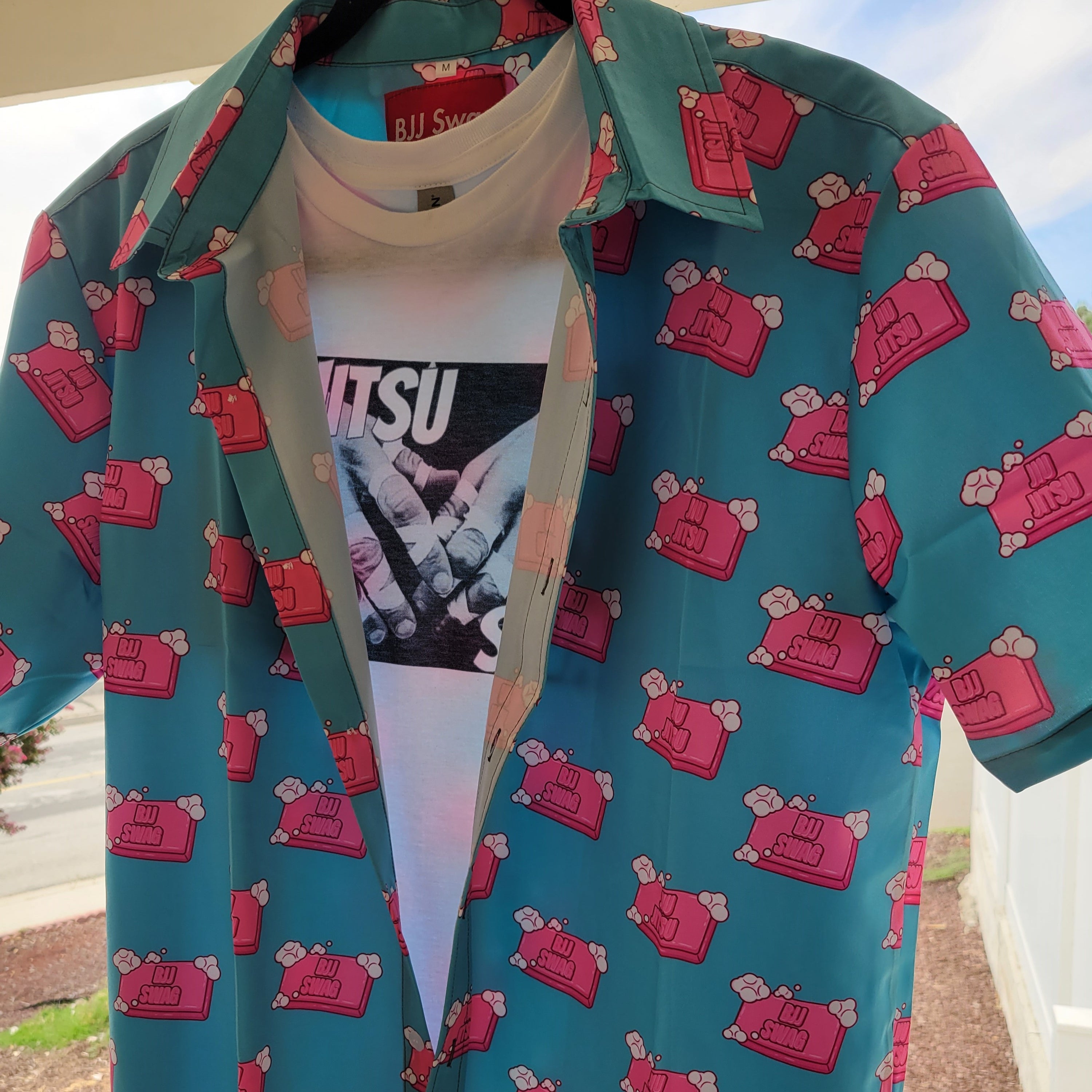 BJJ Swag "Jiu Jitsu Club" Button-Down Shirt - BJJ Swag