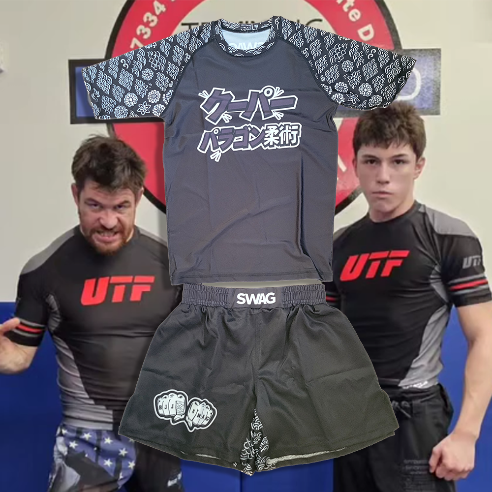 Cooper Paragon Jiu Jitsu Rash Guard & Fight Shorts Kit - BJJ Swag