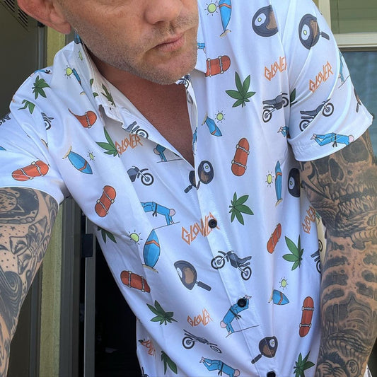 Official "Good Day with Jeff Glover" Button-Down Shirt [PRE-SALE] - BJJ Swag