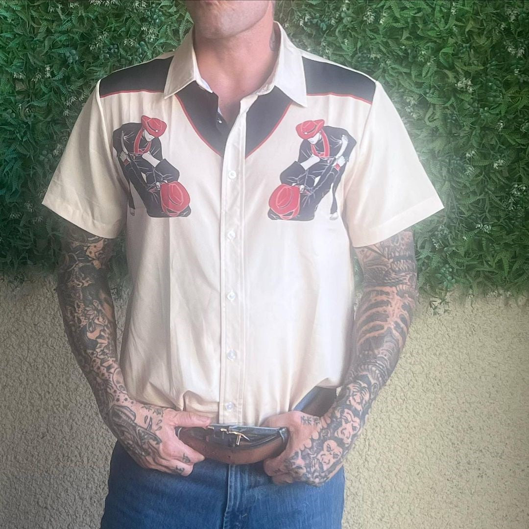 Lasso Guard Button-Down Shirt - BJJ Swag