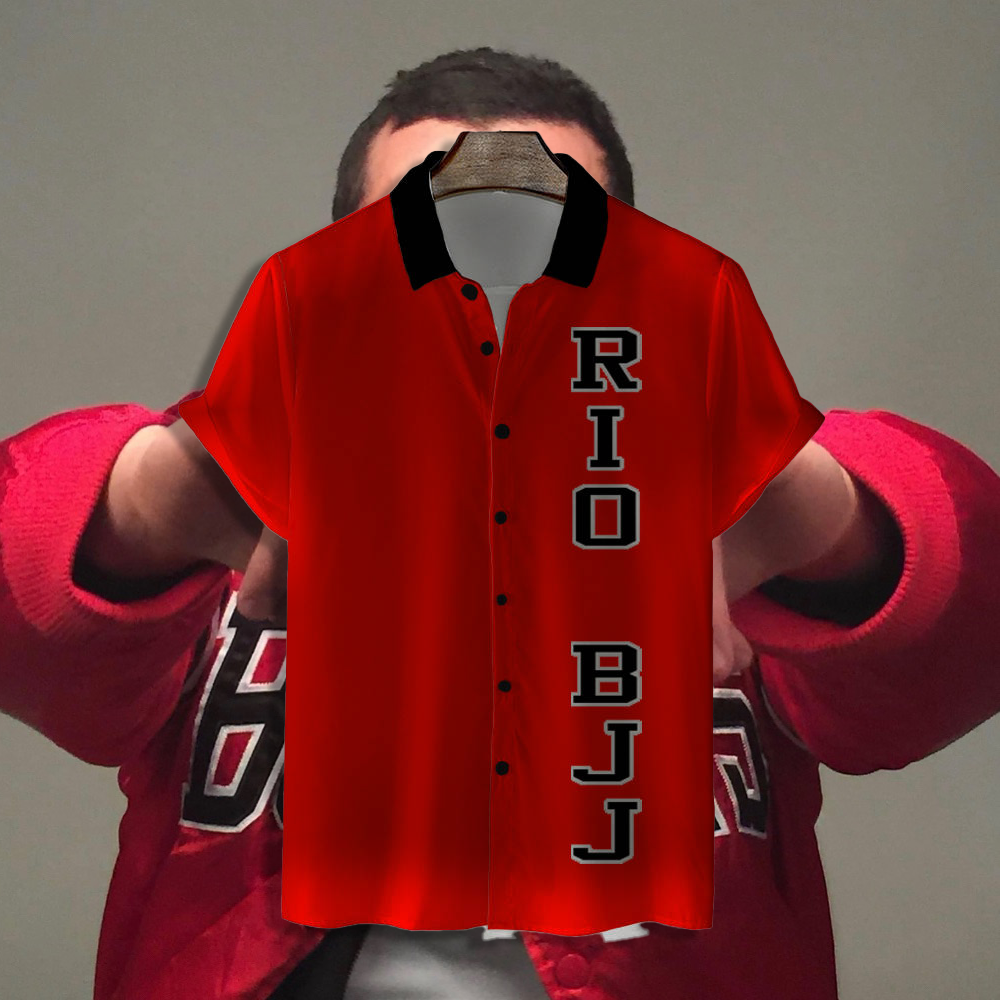 "Wristlock the World Pete the Greek" Button-Down Shirt [Chicago Edition] - PRESALE for Feb 18th - BJJ Swag