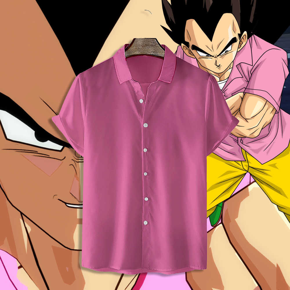 Vegeta BJJ Man Button-Down Shirt - BJJ Swag