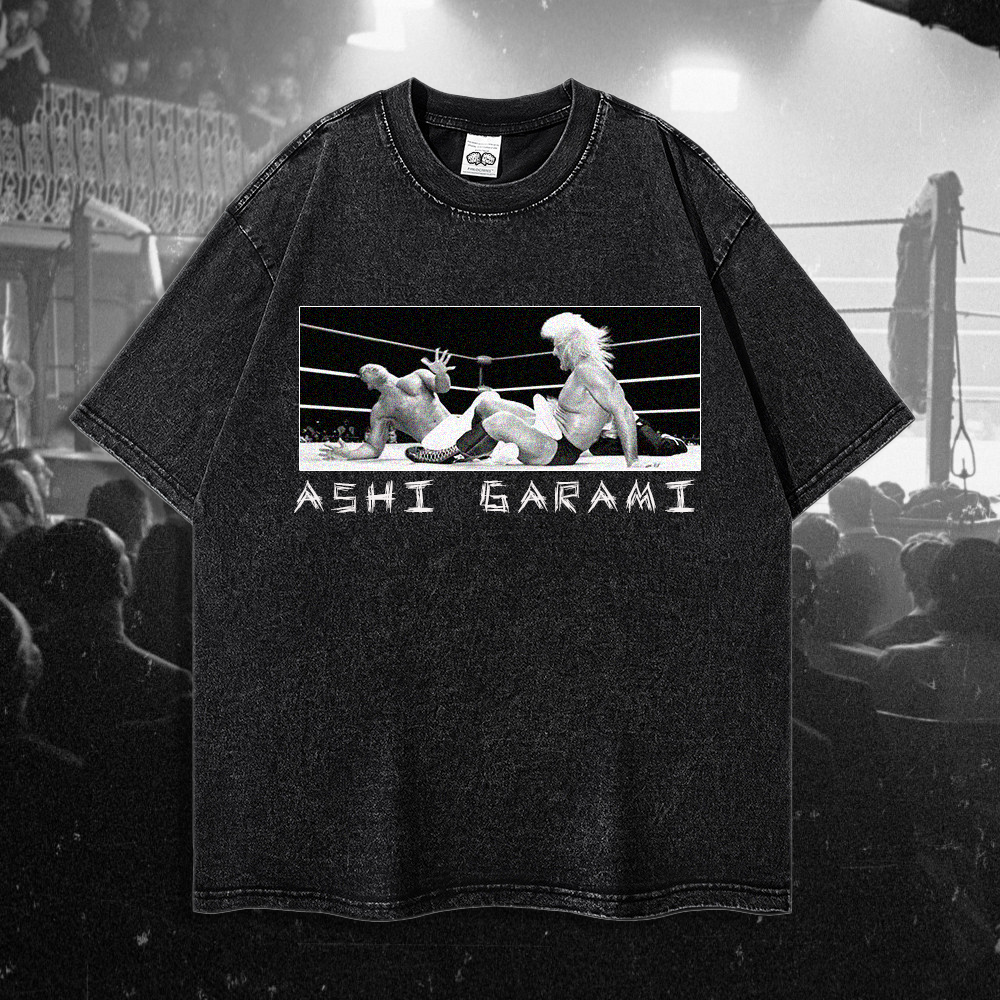 Ashi Garami - 90's Acid-Washed Vintage Box T-Shirt - BJJ Swag