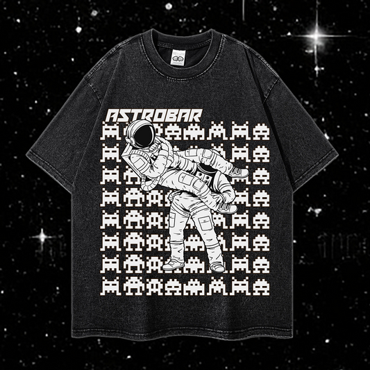 Astronaut Armbar (Astrobar) - 90's Acid-Washed Vintage Box T-Shirt