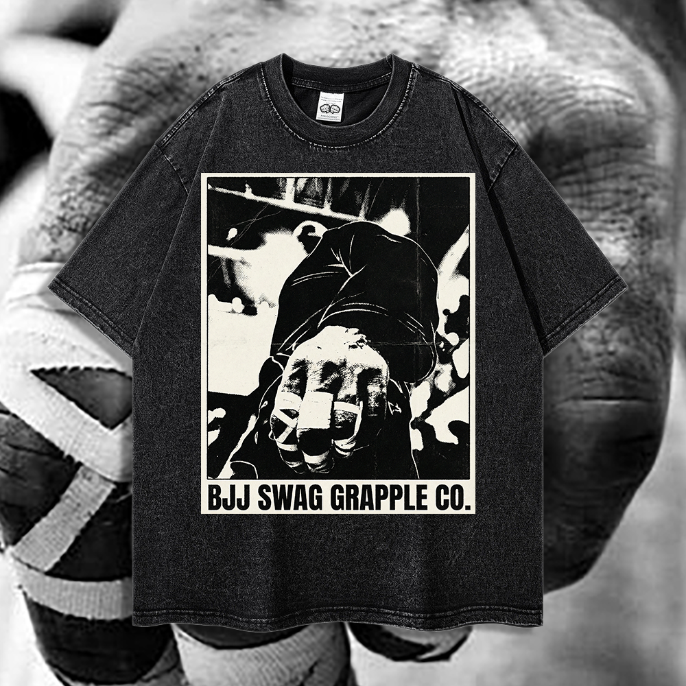 BJJ Swag Grapple Co. 90s Oversized Box T-Shirt