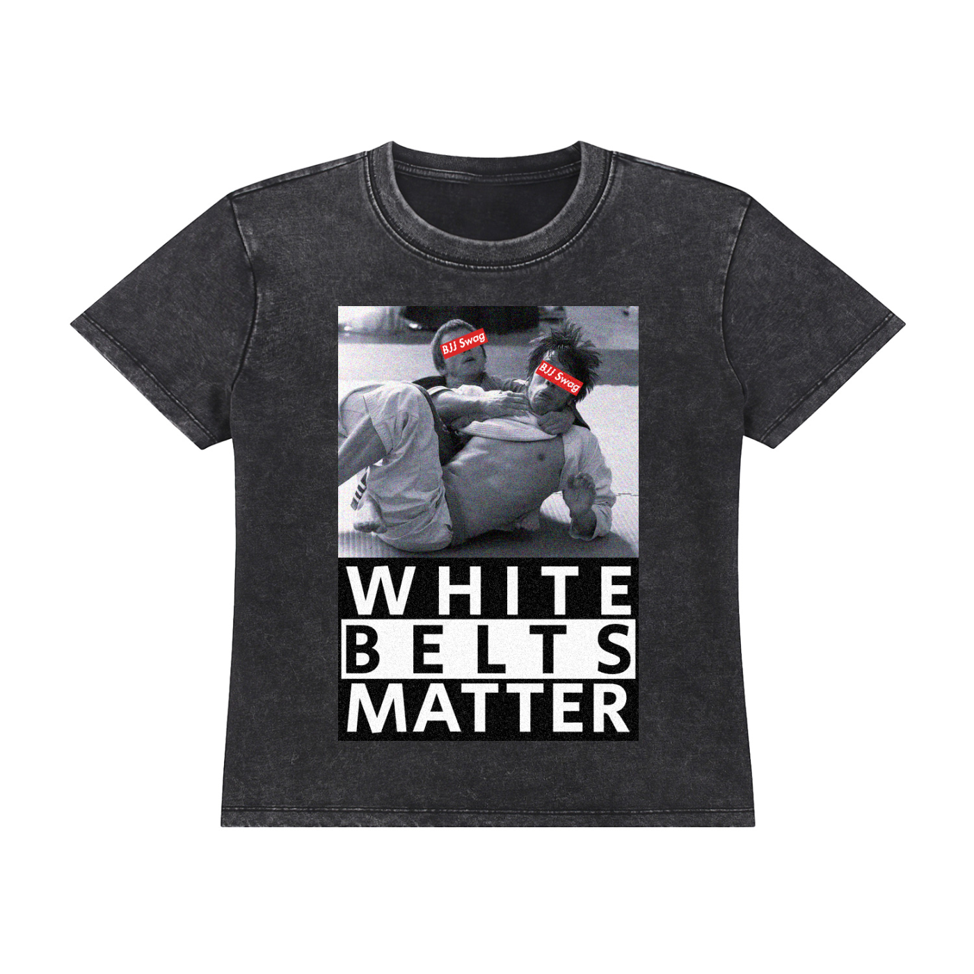 Women's Vintage Drop Shoulder T-shirt - White Belts Matter