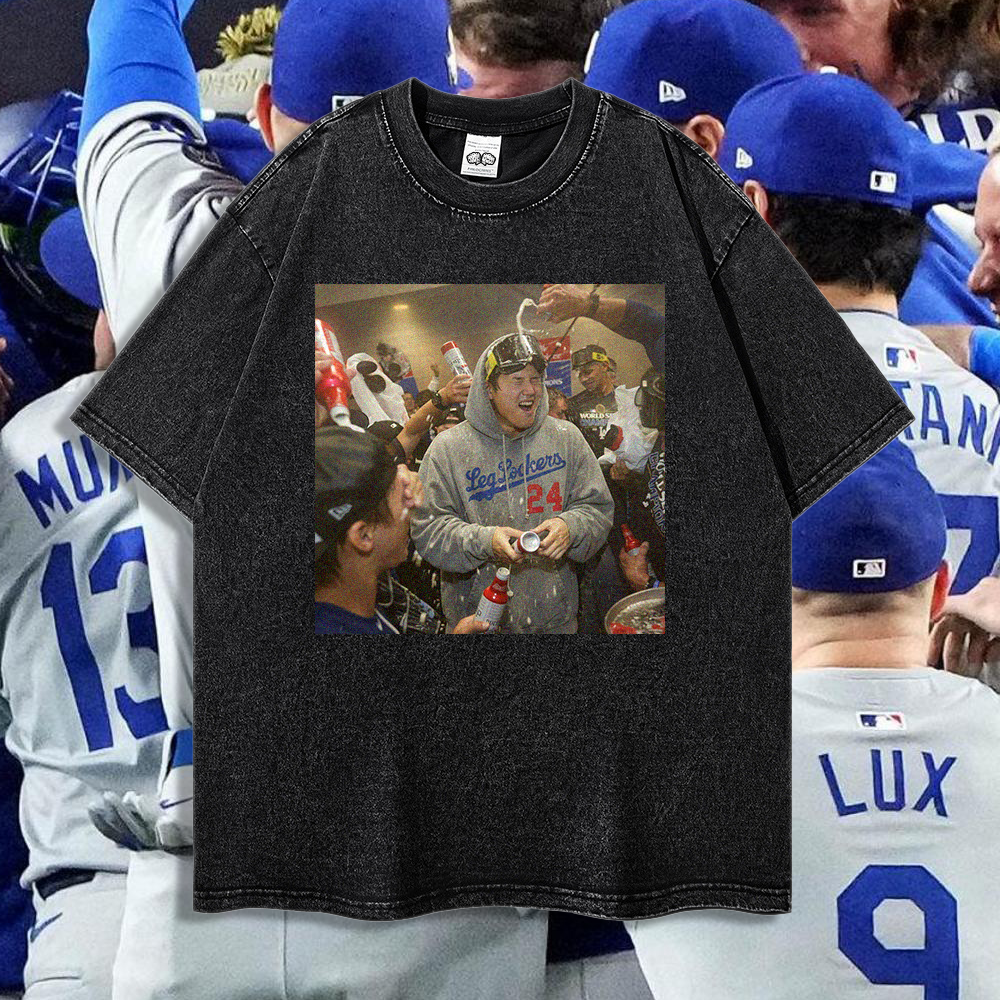 Sho-time Leg Locker - 90's Acid-Washed Vintage Box T-Shirt