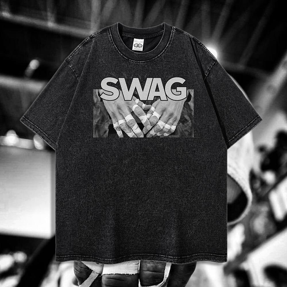 Wrapped Fingers - 90's Acid-Washed Vintage Box T-Shirt