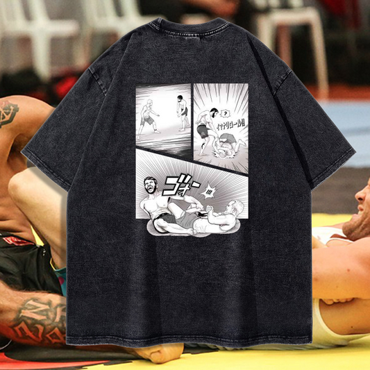 Jeff Glover ADCC Manga - 90's Acid-Washed Vintage Box T-Shirt