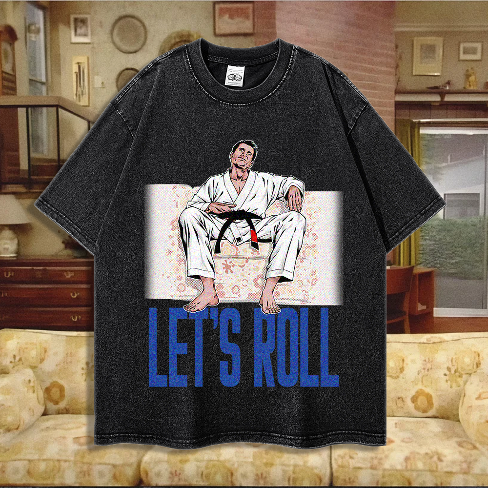 Polk High Let's Roll - 90's Acid-Washed Vintage Box T-Shirt