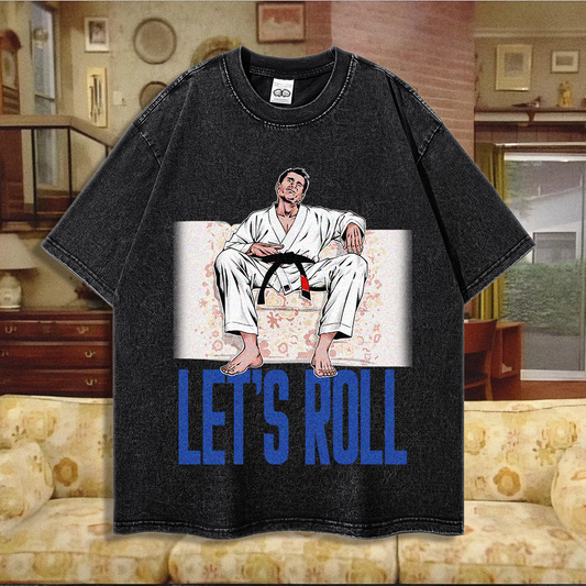 Polk High Let's Roll - 90's Acid-Washed Vintage Box T-Shirt