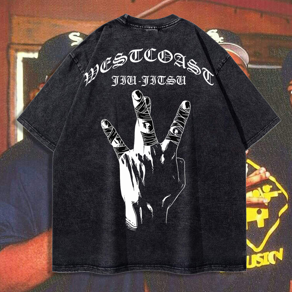 West Coast Jiu Jitsu Westside! 90s Oversized Box T-Shirt