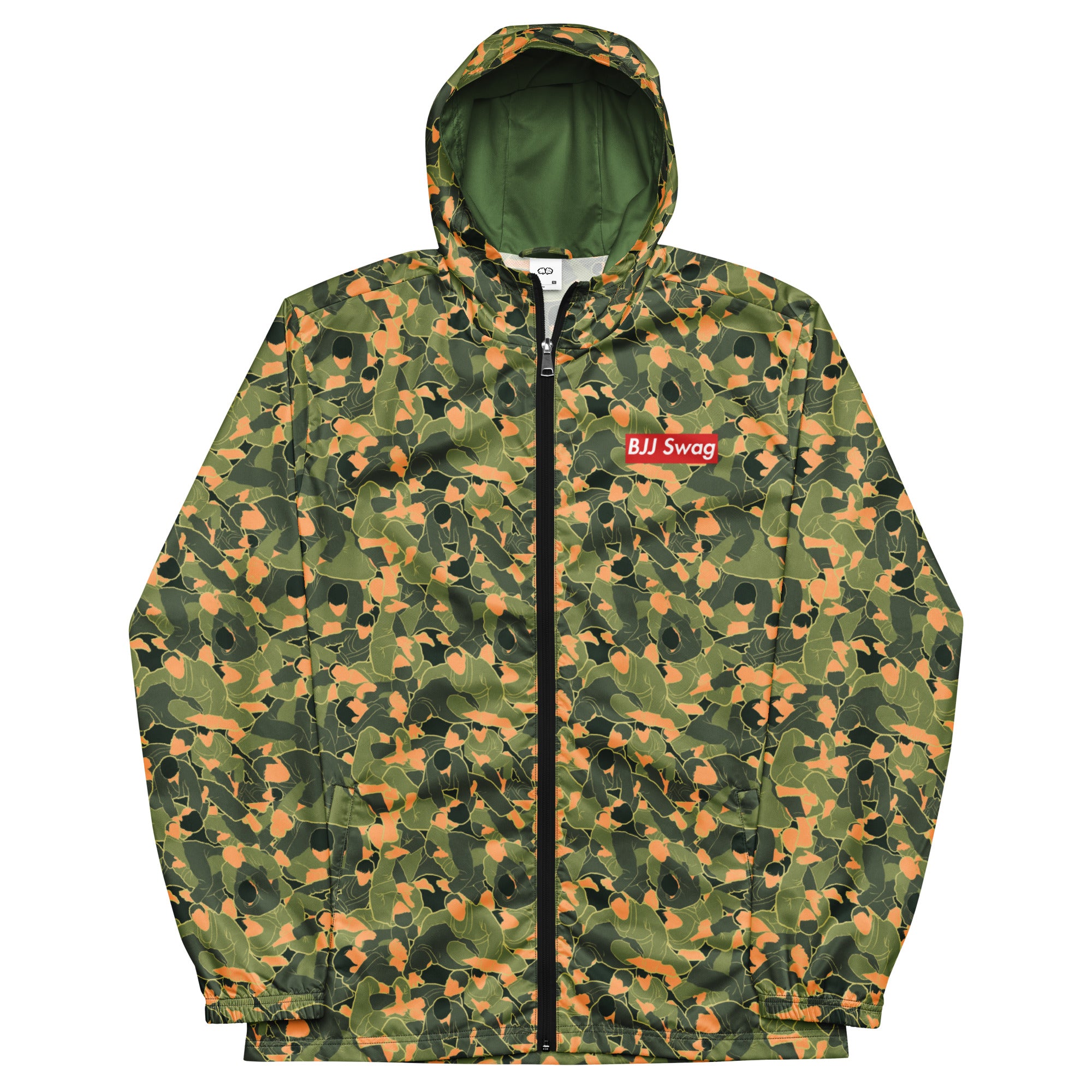Jiu Jitsu Submission Camouflage Pattern Windbreaker - BJJ Swag