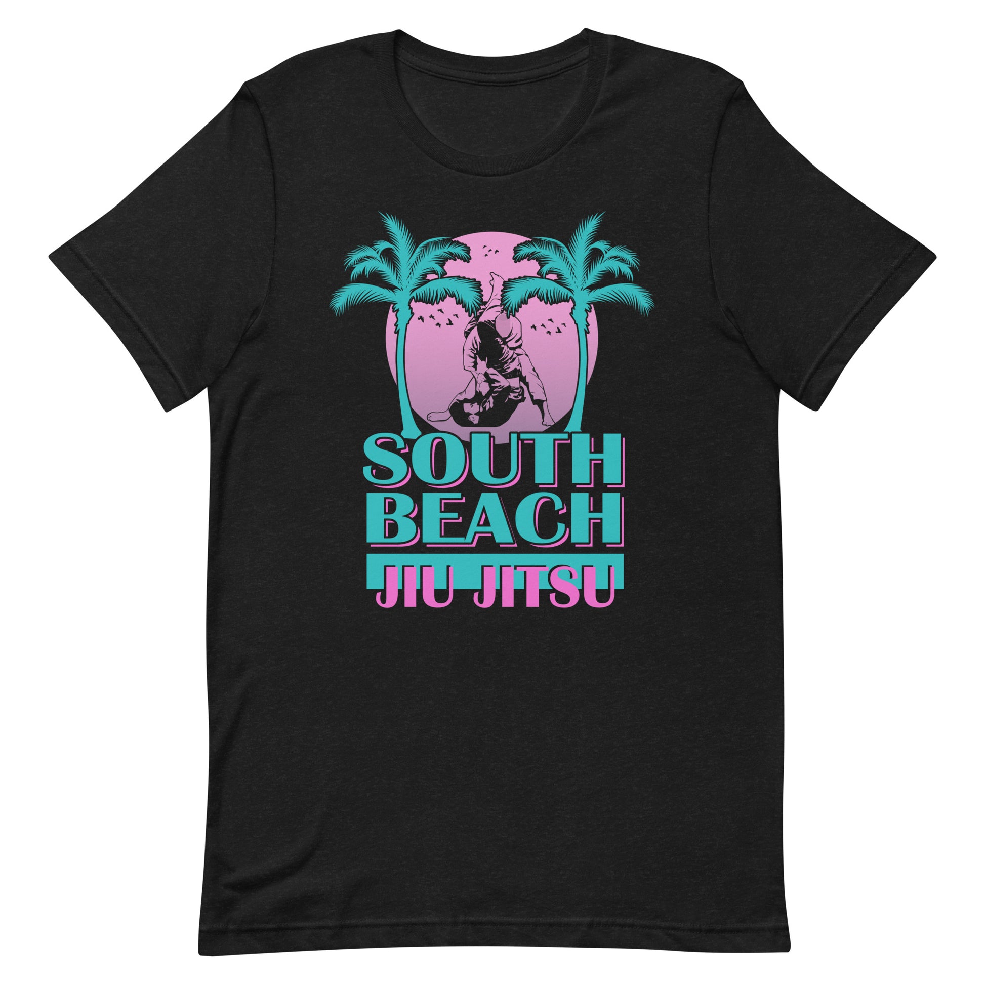 Retro Style South Beach Jiu Jitsu Shirt - BJJ Swag